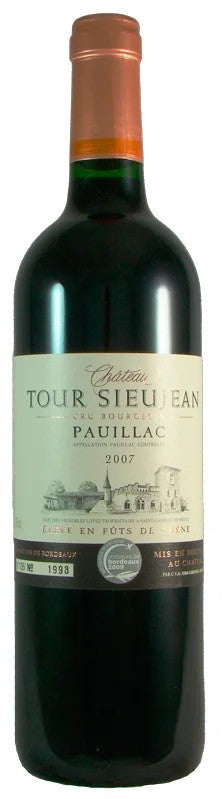 2007ChateauTourSieujeanCruBourgeoisPauillacAOCtrocken075lFrankreichBordeaux