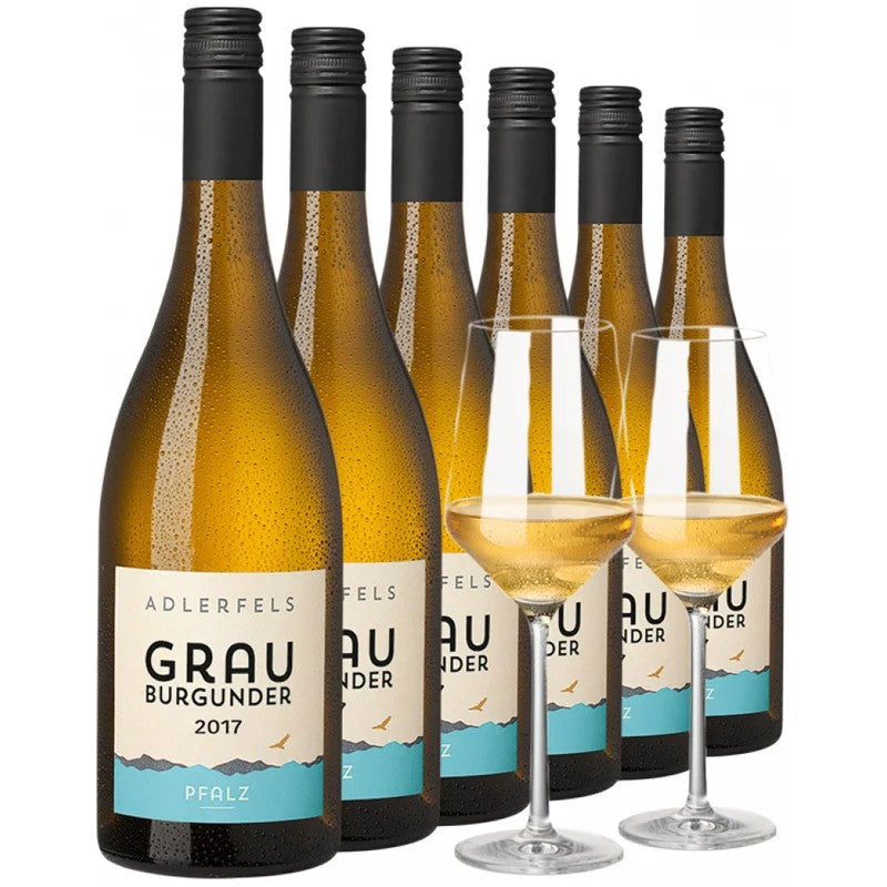 AdlerfelsGrauburgunder-Paketinkl.2Gläser–WeinhausLergenmüller