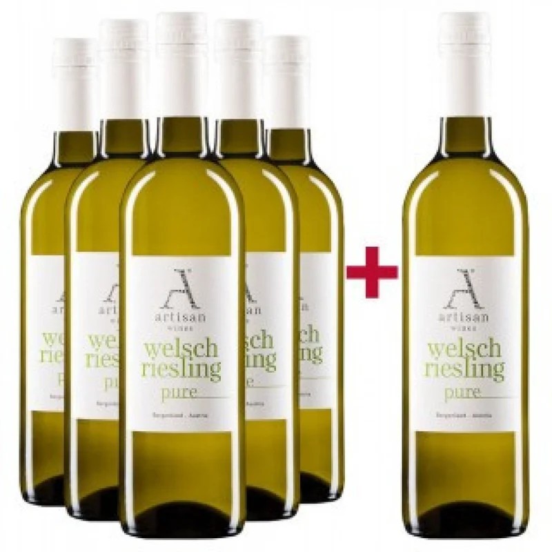 ArtisanWines5+1Paket“Pure”Welschrieslingtrocken
