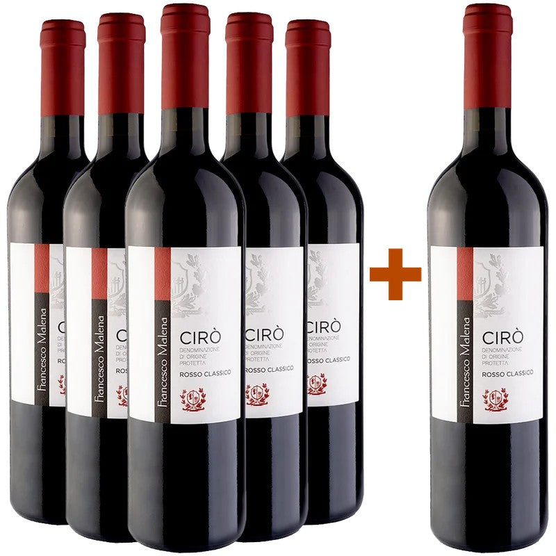 CantinaMalena5+1PaketMalenaRossoCiróClassicoDOC