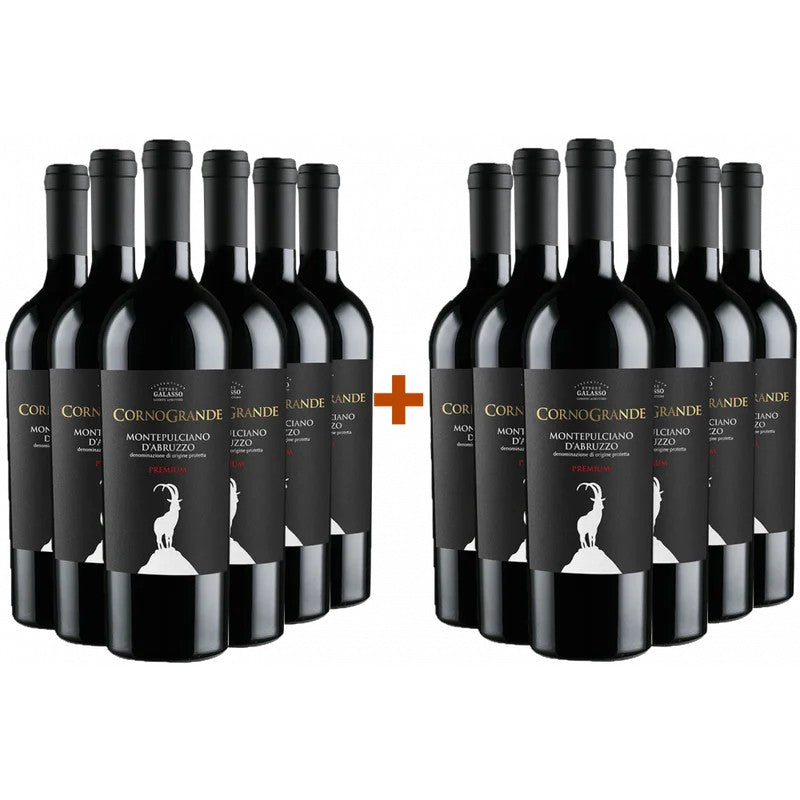 EttoreGalasso6+6PaketCornoGrandeMontepulcianod’AbruzzoPremiumDOC