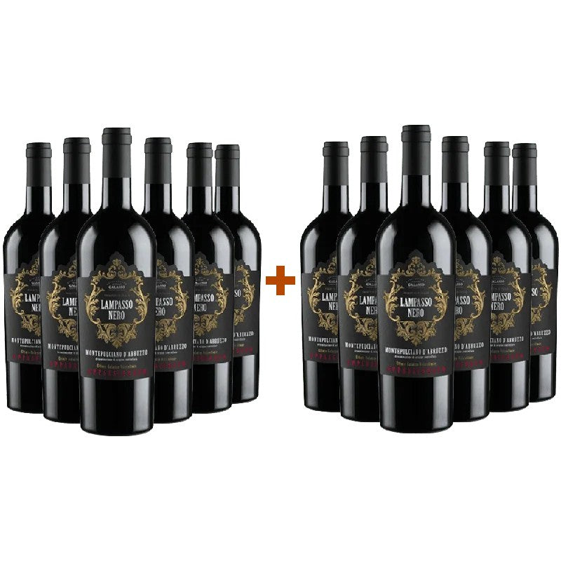 EttoreGalasso6+6PaketLampassoNeroMontepulcianoDOC
