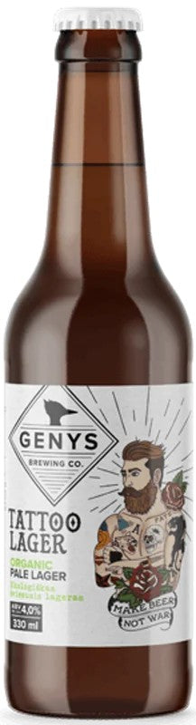 Genys–OrganicTattooLager:Bier-Bewertung&Test–BeerTasting