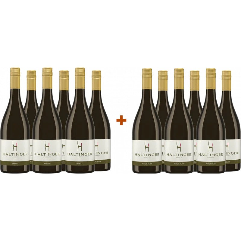HaltingerWinzereG6+6PaketPinotNoirundMerlottrocken