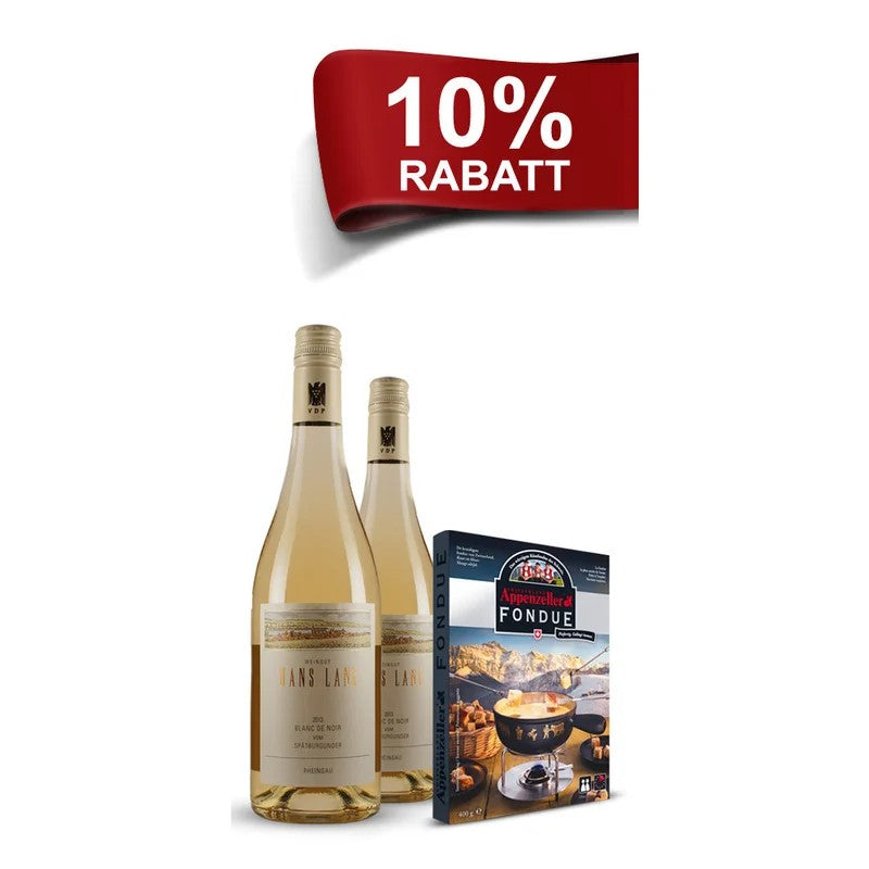 HansLang10%Rabatt“KleinesFondue-PaketmitBlancdeNoir”