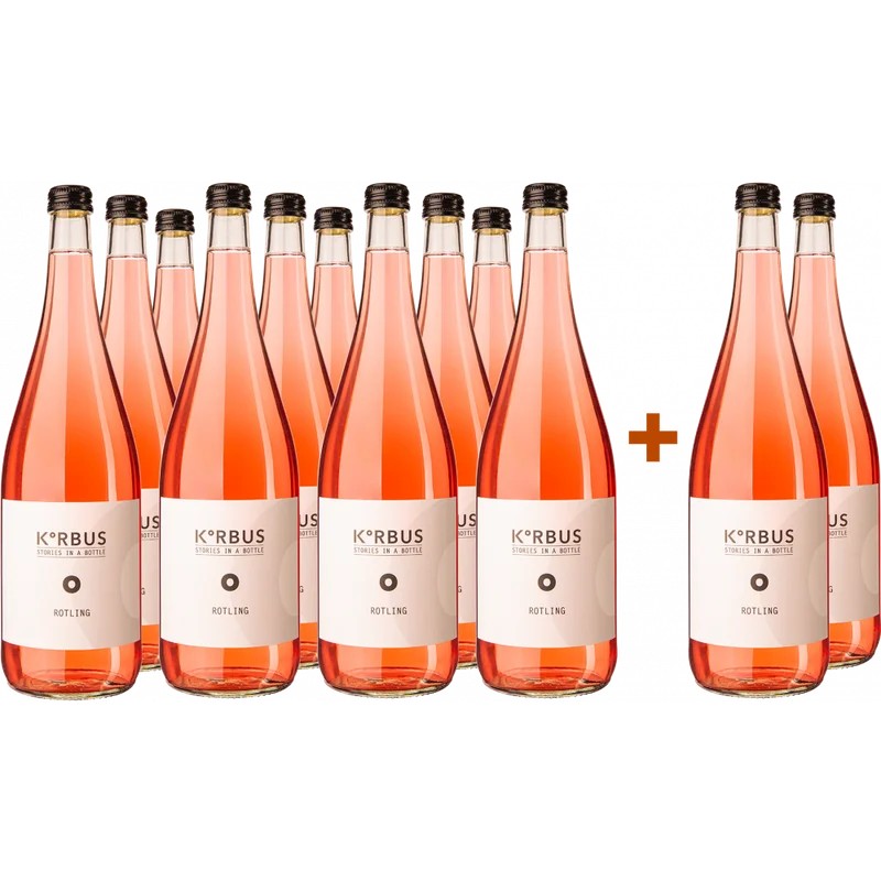 KorbusWine10+2PaketRotlingfeinherb1L