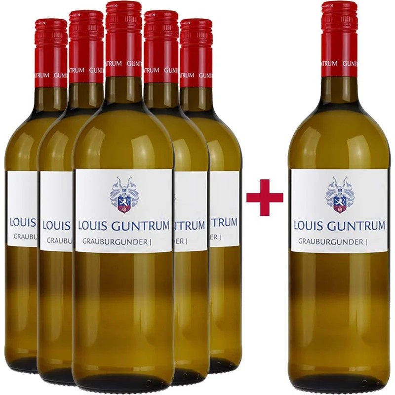 LouisGuntrum5+1Grauburgunder-Literwein-Paket