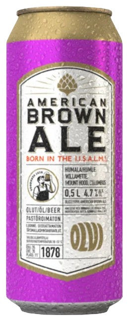 Olvi–OlviAmericanBrownAle:Bier-Bewertung&Test–BeerTasting