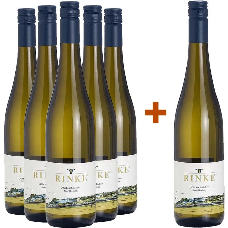 Rinke5+1PaketWildaufSchiefer®Saar-RieslingKabinettfeinherb
