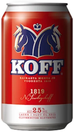 Sinebrychoff(CarlsbergGroup)–Koff25:Bier-Bewertung&Test–BeerTasting