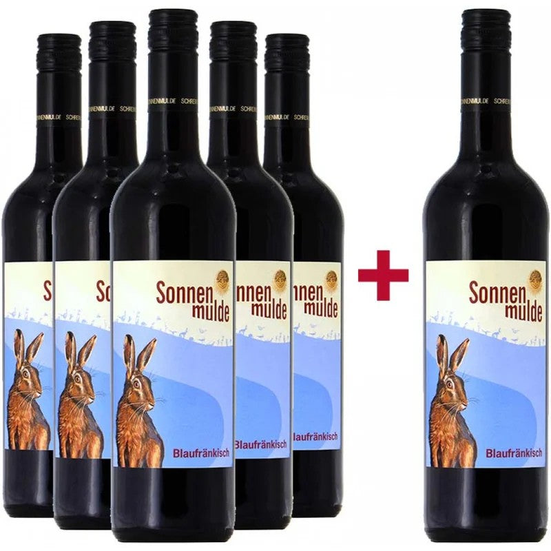 Sonnenmulde5+1halbtrockenerbioBlaufränkischProbierpaket