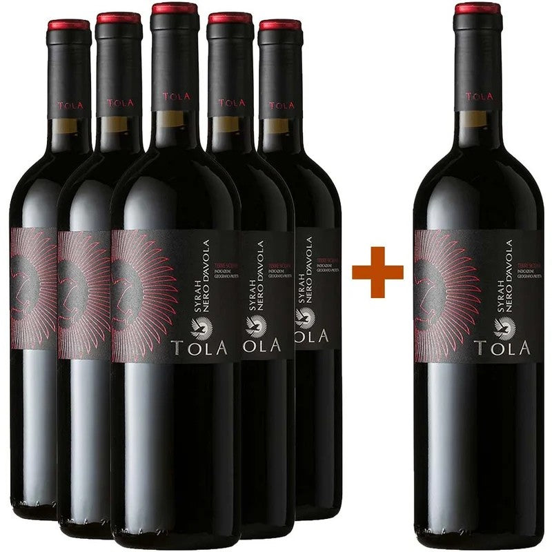 Tola5+1PaketSyrahNerod´AvolaTerreSicilianeIGP