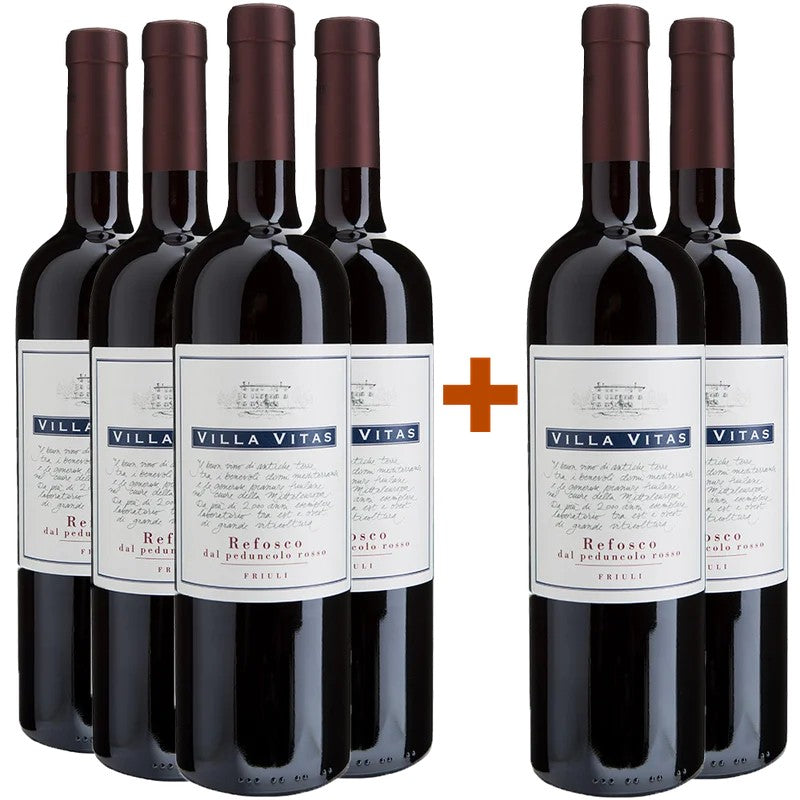 VillaVitas4+2PaketRefoscodalPeduncoloRossoFriuliDOC