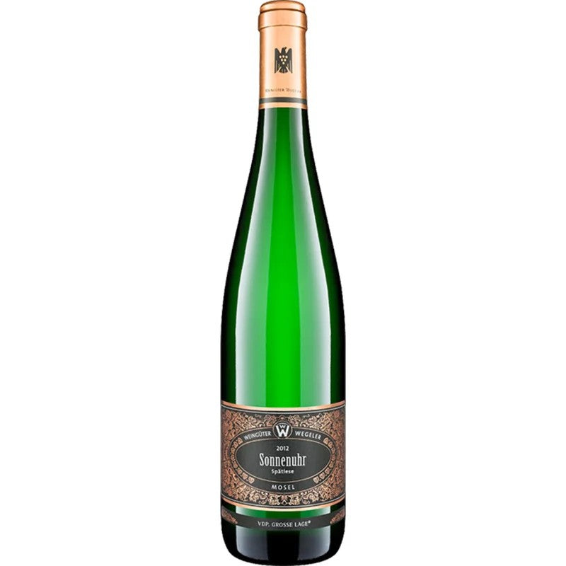 Wegeler–BernkastelSonnenuhrRieslingSpätleseMild2012VDP