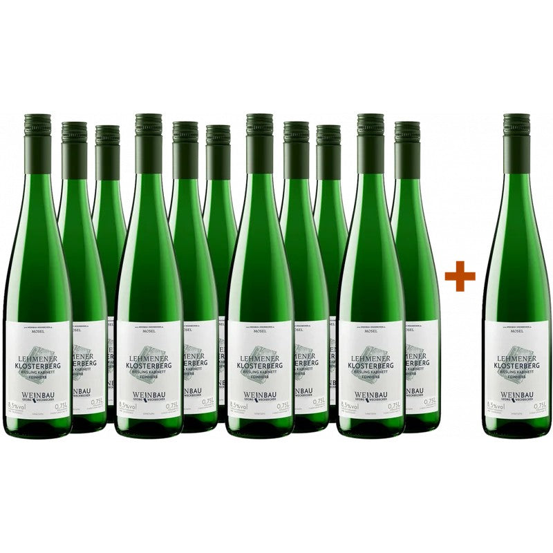 WeinbauWeckbecker11+1LehmenerKlosterbergRieslingKabinettPaket
