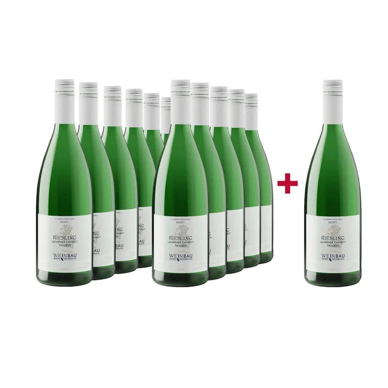 WeinbauWeckbecker11+1LehmenerRieslingKabinetttrockenLiterpaket