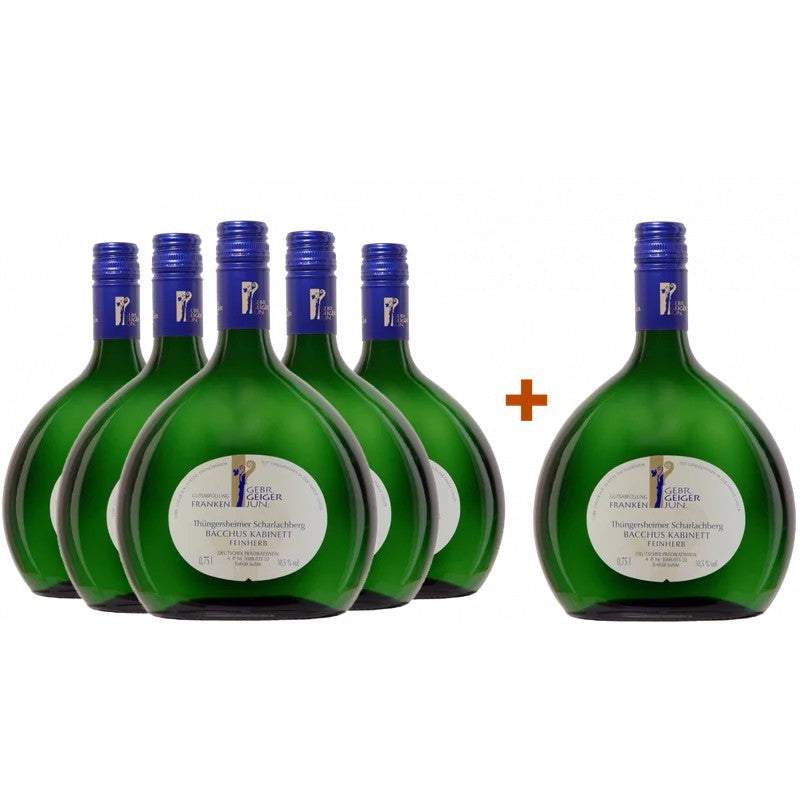 WeingutGebr.Geigerjun.5+1PaketBacchusKabinettfeinherb