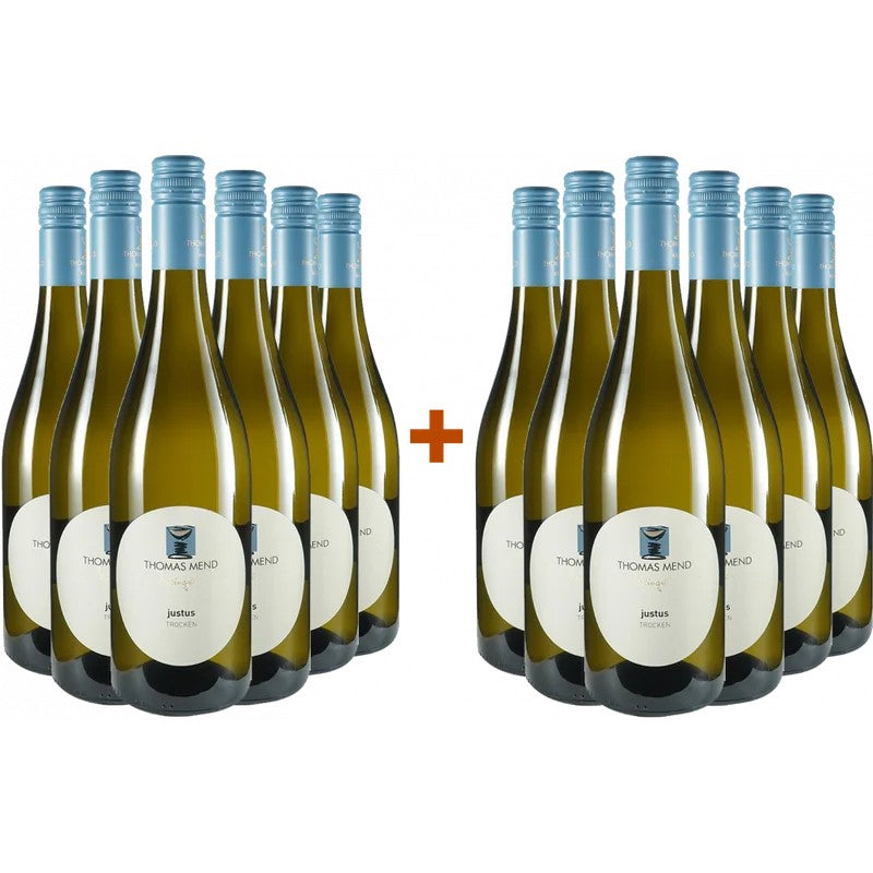 WeingutThomasMend6+6PaketJustusCuvéeweißtrocken