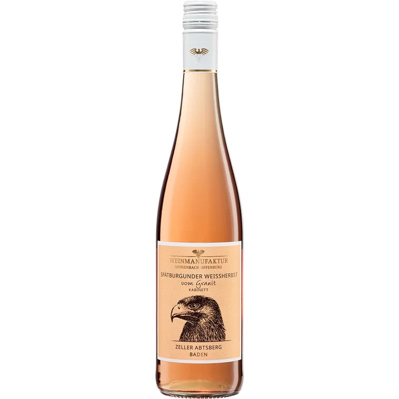 WeinmanufakturGengenbach2025ZellerAbtsbergSpätburgunderWeißherbstKabinettlieblich