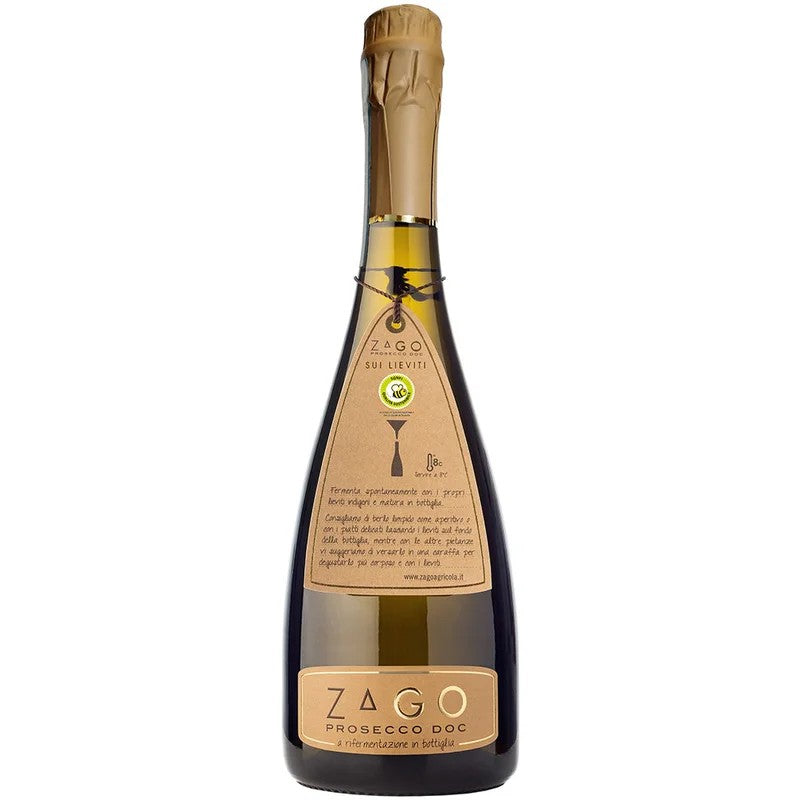 ZagoFrizzanteRifermentatoinBottigliaProseccoDOC