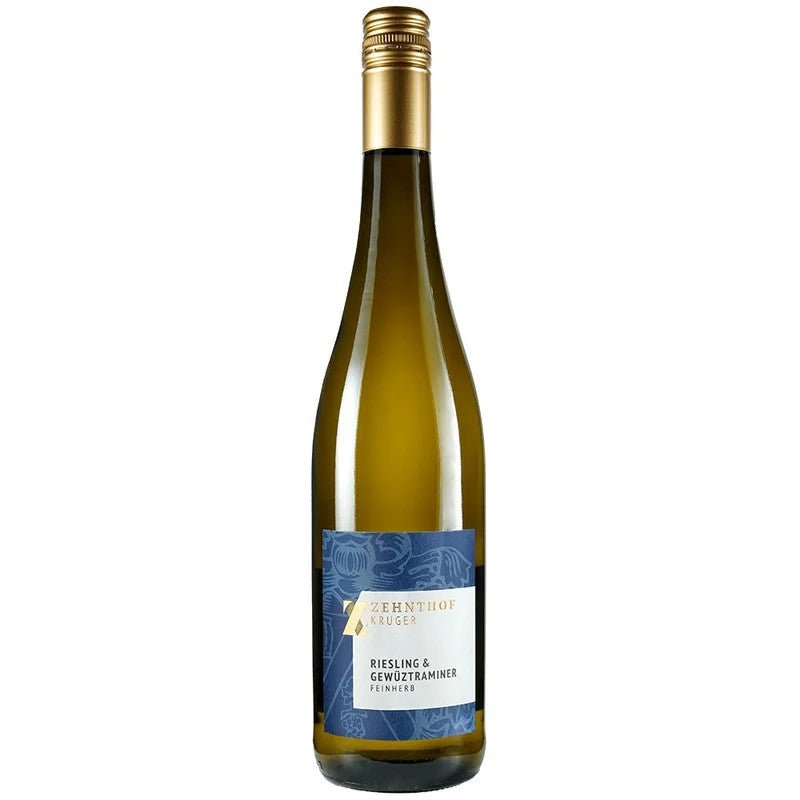 ZehnthofKruger2025Riesling&Gewürztraminerfeinherb