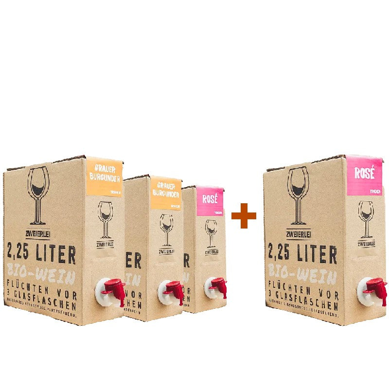 ZweierleiWein3+1PaketBag-in-the-Box-Sommerweine