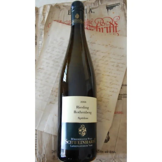 2008LangenlonsheimerRothenbergRieslingSpätleselieblich–WeingutBürgermeisterSchweinhardt