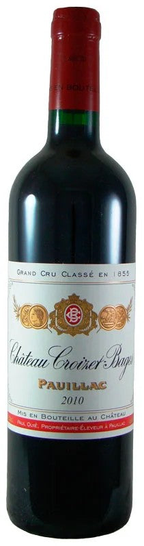 2010ChateauCroizet-BagesPauillac5iémeGrandCruclasséAOPtrocken075lFrankreichGrandVindeBordeaux