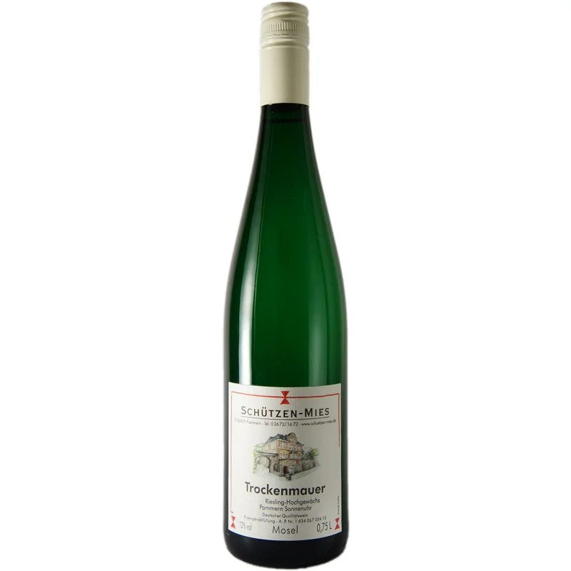 2011PommernerSonnenuhrTrockenmauerQbATrocken–WeingutSchützen-Mies