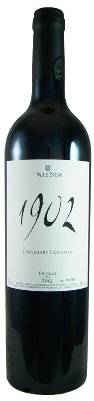 2015Priorat1902CentenaryCarignanDOCatrocken075lSpanienKatalonienmasDoixRebsorteCarinenanummerierteFlaschenbarrique