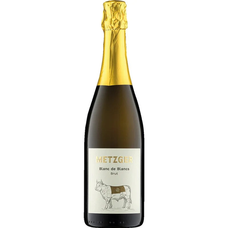 2016erBlancdeBlancSektBrut–WeingutMetzger