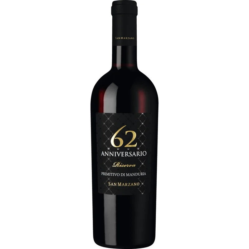 2018Anniversario62PrimitivodiManduriaRiservaDOC–CantineSanMarzano