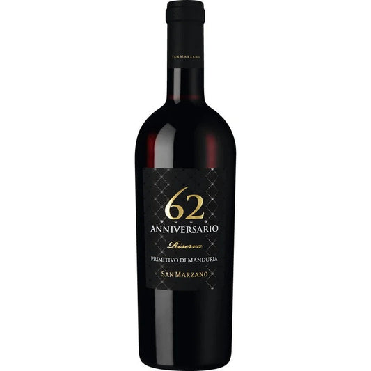 2018Anniversario62PrimitivodiManduriaRiservaDOC–CantineSanMarzano