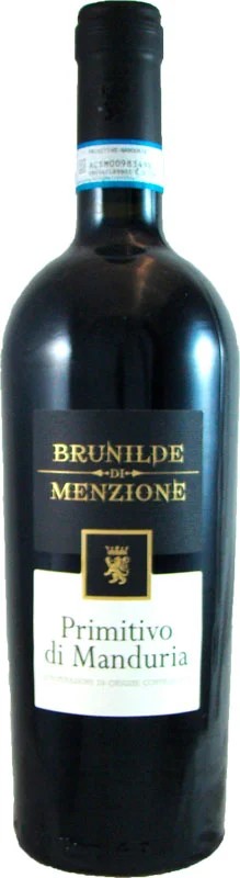2019BrunildediMenzionePrimitivodiManduriaDOChalbtrocken075lItalienApulienCantinediOraRotwein