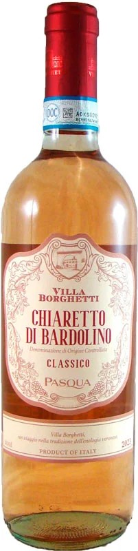 2024BardolinoChiarettoClassicoDOCrosetrockenVillaBorgetti075l–GärtnerWein