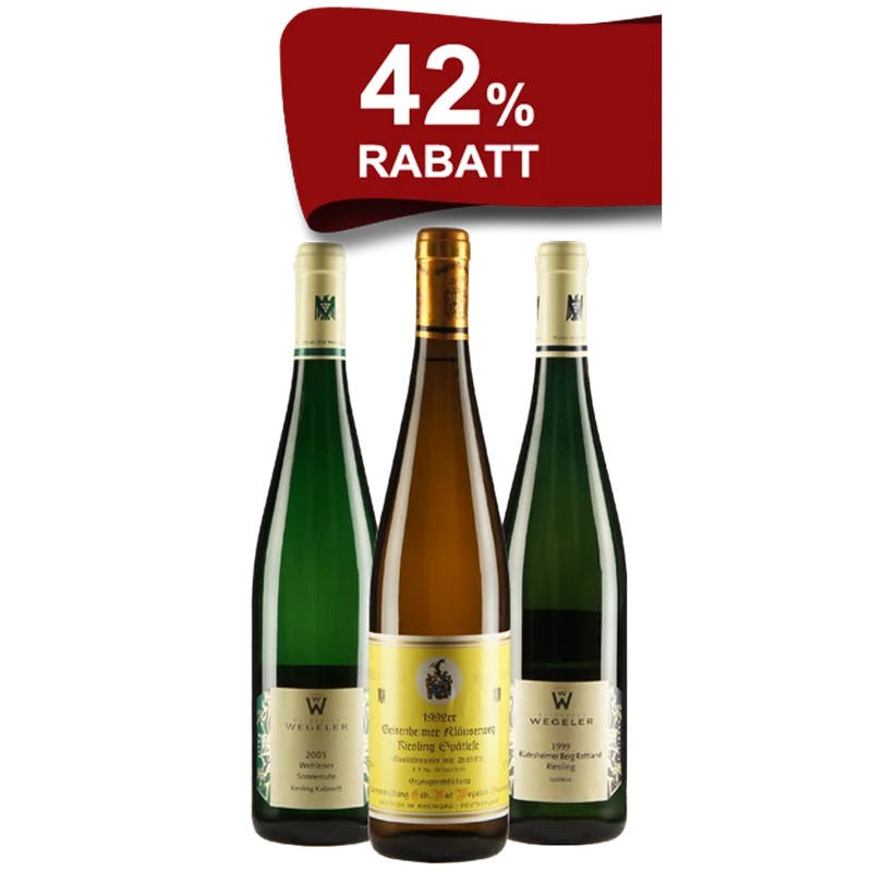 42%RabattVintageRiesling–zweiDekaden–WeingutWegelerOestrich