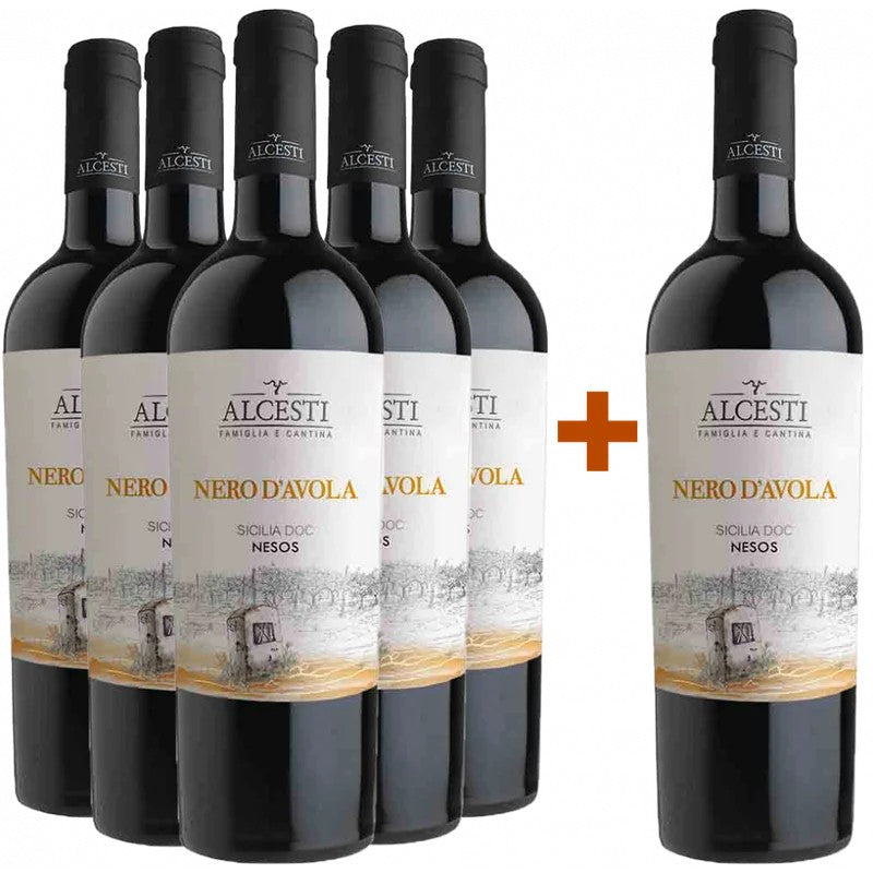Alcesti5+1PaketNesosNeroD’AvolaSiciliaDOC