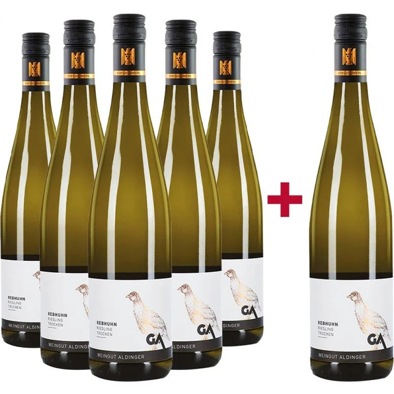 Aldinger5+1PaketRieslingREBHUHNVDP.Gutswein