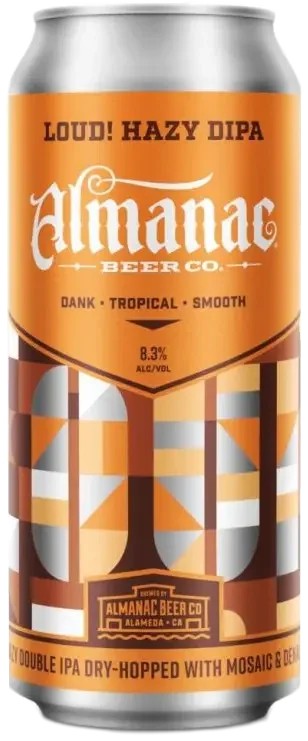 AlmanacBeerCo.–Loud!HazyDIPA:Bier-Bewertung&Test–BeerTasting
