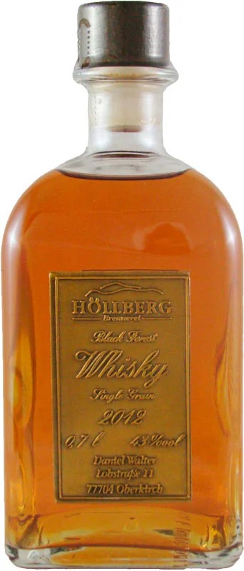 BlackForest2012GrainWhisky070l430%vol.HöllbergBrennereiSchwarzwaldDeutschlandJahrgang2012SingleGrainWhisky