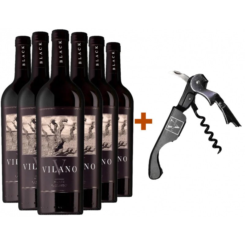 BodegasVilanoAktionspaketBlackRiberadelDueroDO+Korkenzieher