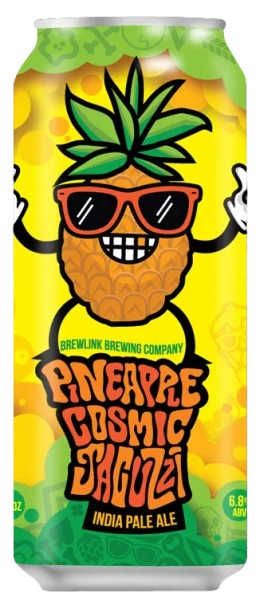 BrewLinkCosmicJacuzziIPAw/Pineapple:Bier-Bewertung&Test–BeerTasting