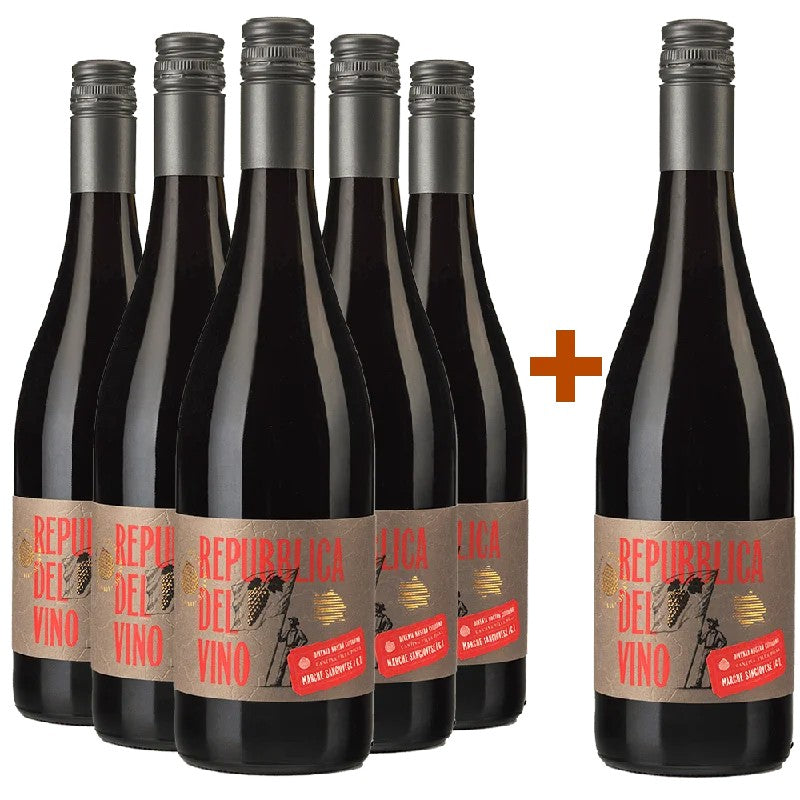 CantinaVillaPigna5+1RepubblicadelVinoMarcheSangioveseIGP
