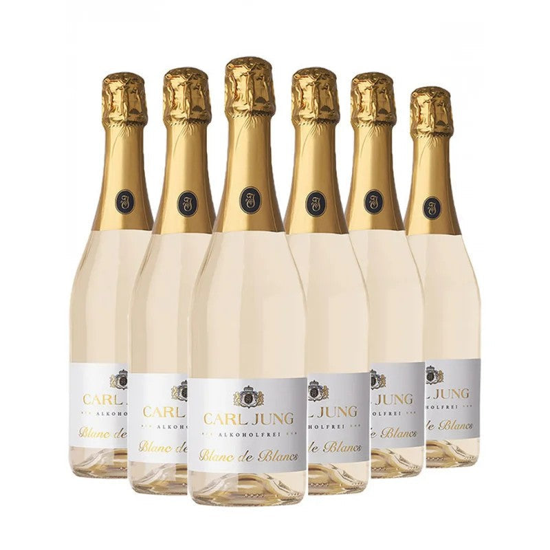 CarlJungBlancdeBlancsChardonnay–schäumendesGetränkausentalkoholisiertemWein(6Flaschen)