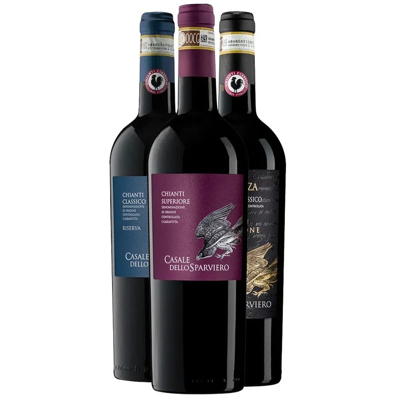 CasaledelloSparviero–FattoriaCampoperiCasaledelloSparvieroRotewein-Kennenlern-Paket