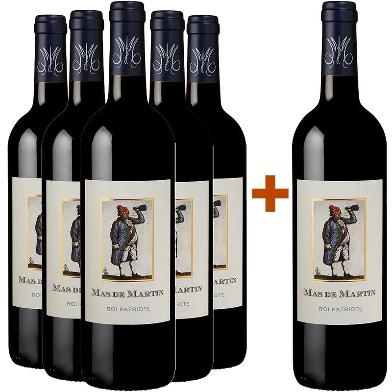 DomaineduMasdeMartin5+1PaketCuvéeRoipatrioteSaintGuilhemIGP
