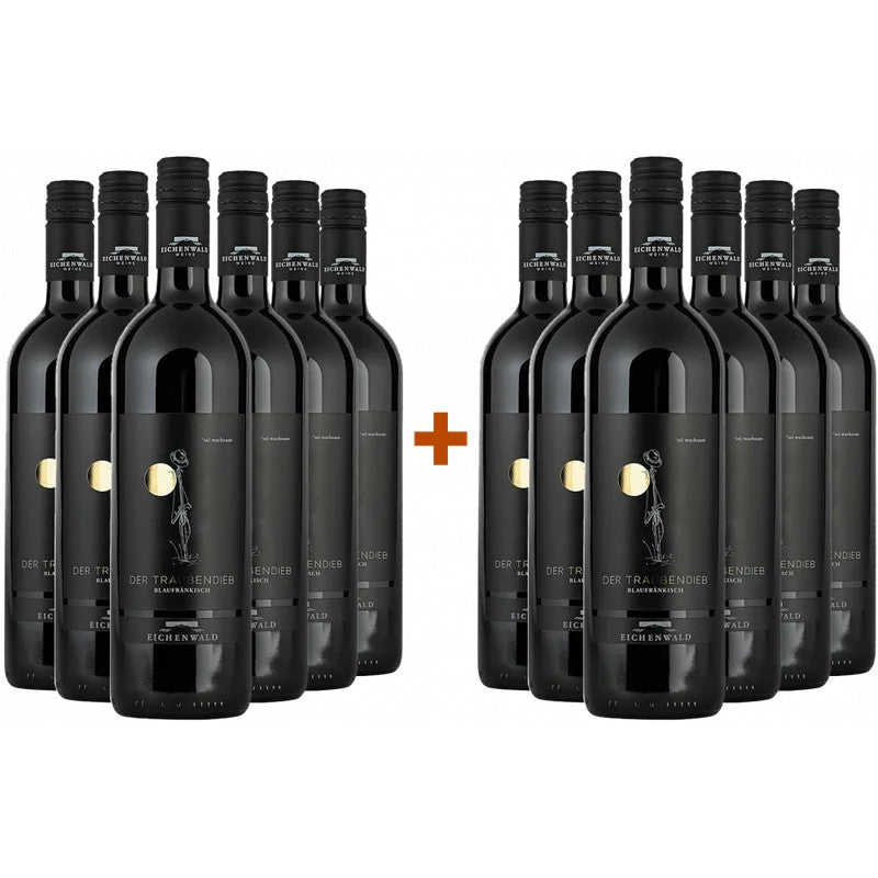 EichenwaldWeine6+6Paket2022BlaufränkischKlassik–DERTRAUBENDIEBtrocken