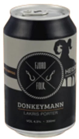 FjordfolkMikrobryggeri–DonkeymannLakrisPorter:Bier-Bewertung&Test–BeerTasting