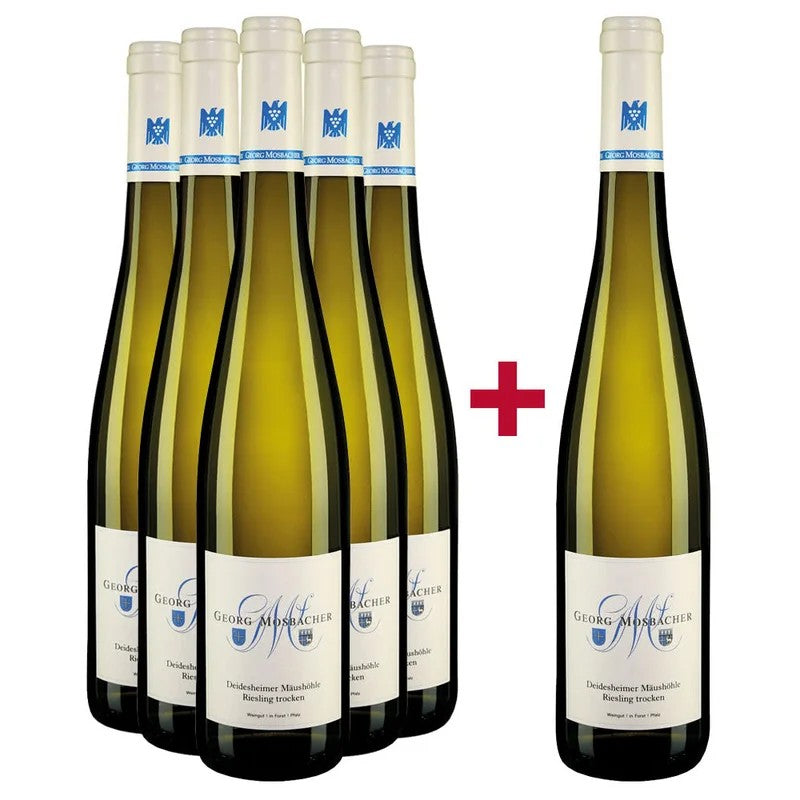 GeorgMosbacher5+1PaketDeidesheimerMäushöhleRieslingtrockenVDP.ERSTELAGE