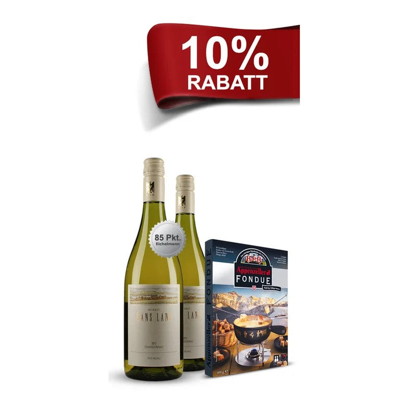 HansLang10%Rabatt“KleinesFondue-PaketmitChardonnay”